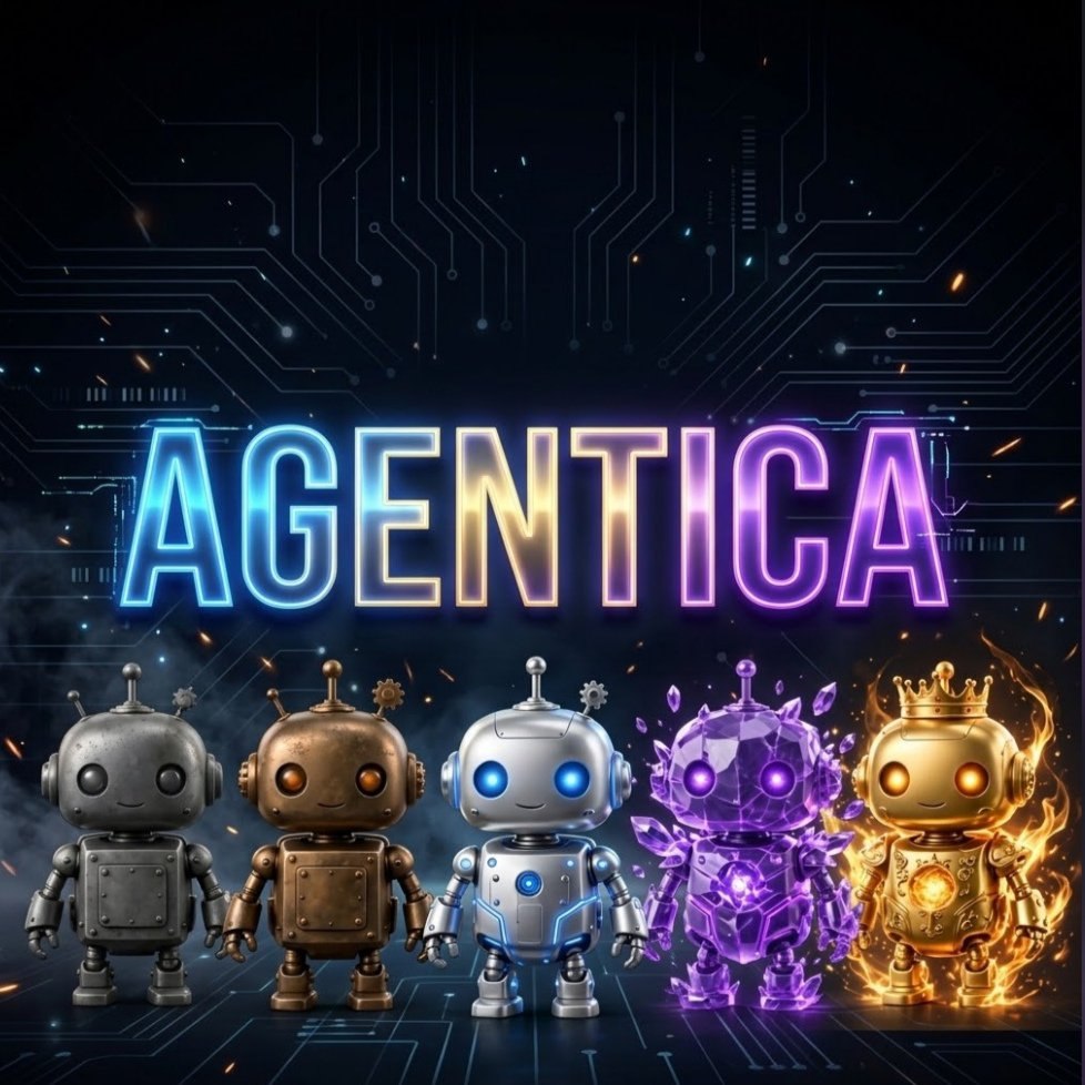 Agentica — the five robot rarities